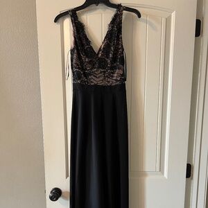 Lace top pant romper